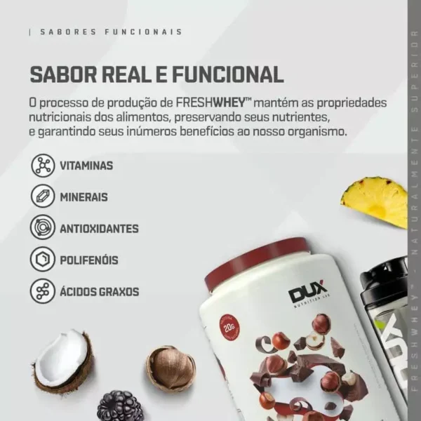 Informação nutricional fresh whey